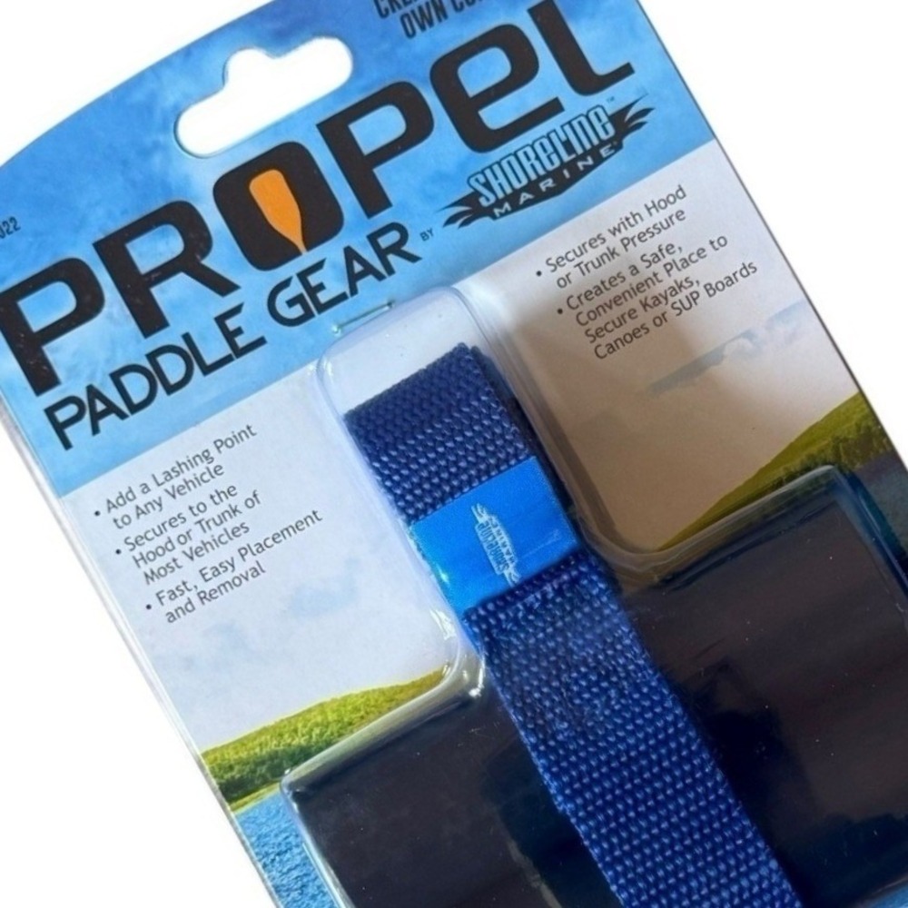 Propel Paddle Gear Hood / Trunk Tie Downs SLPG92022 Blue Kayak Canoe SUP Anchor